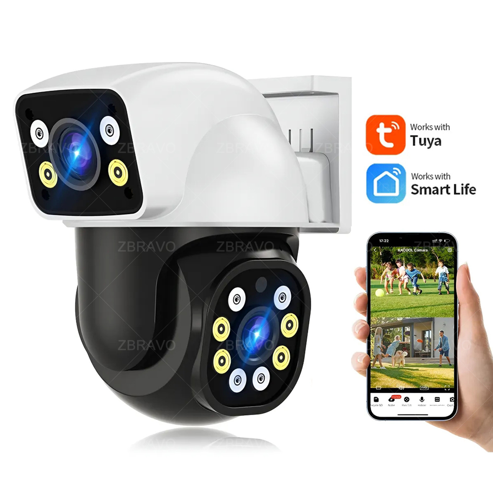 Home Security Ai - Smartlife 8MP WiFi Tuya Kamera Zewnętrzna