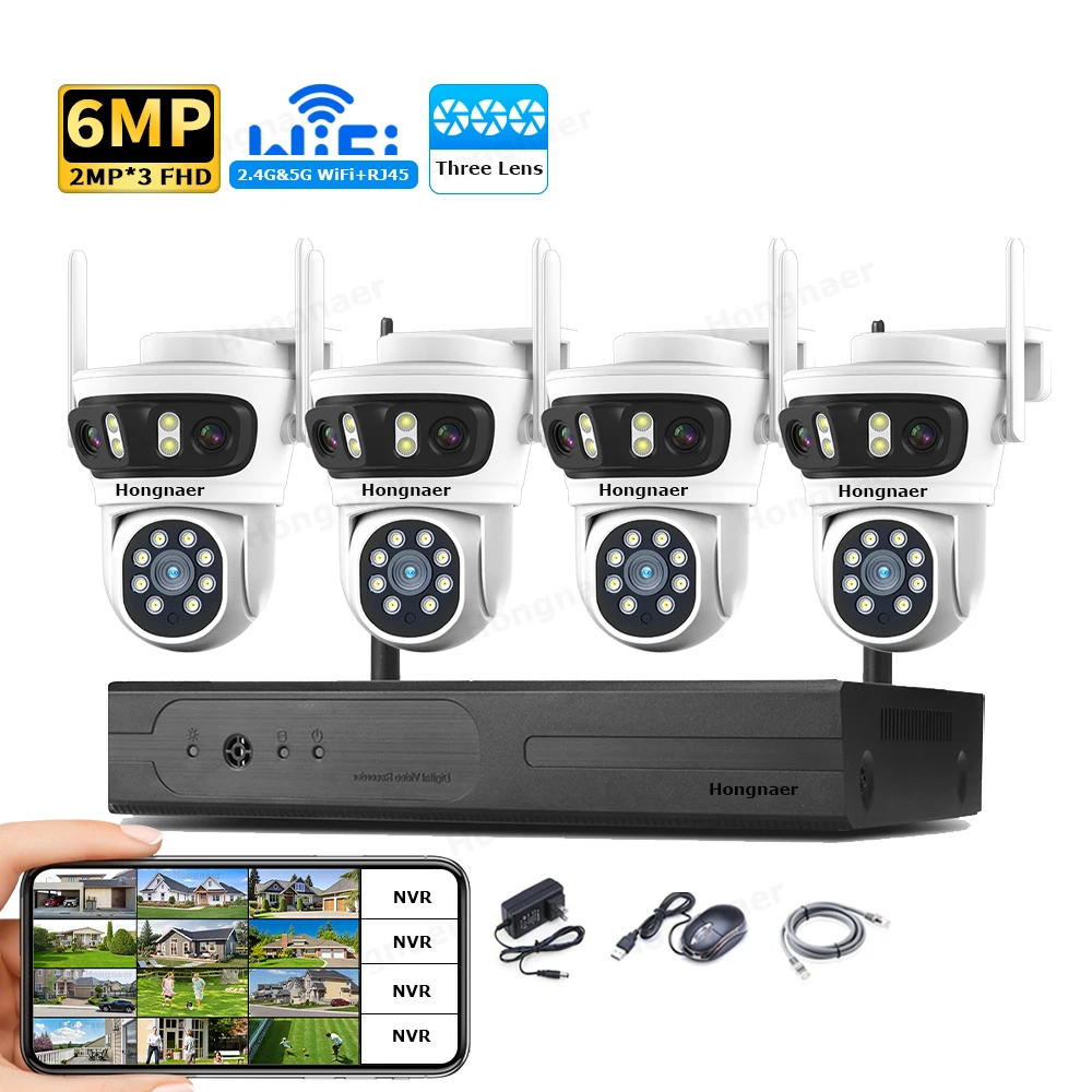 Home Security And Cameras - Zestaw kamer bezpieczeństwa do monitoringu domu