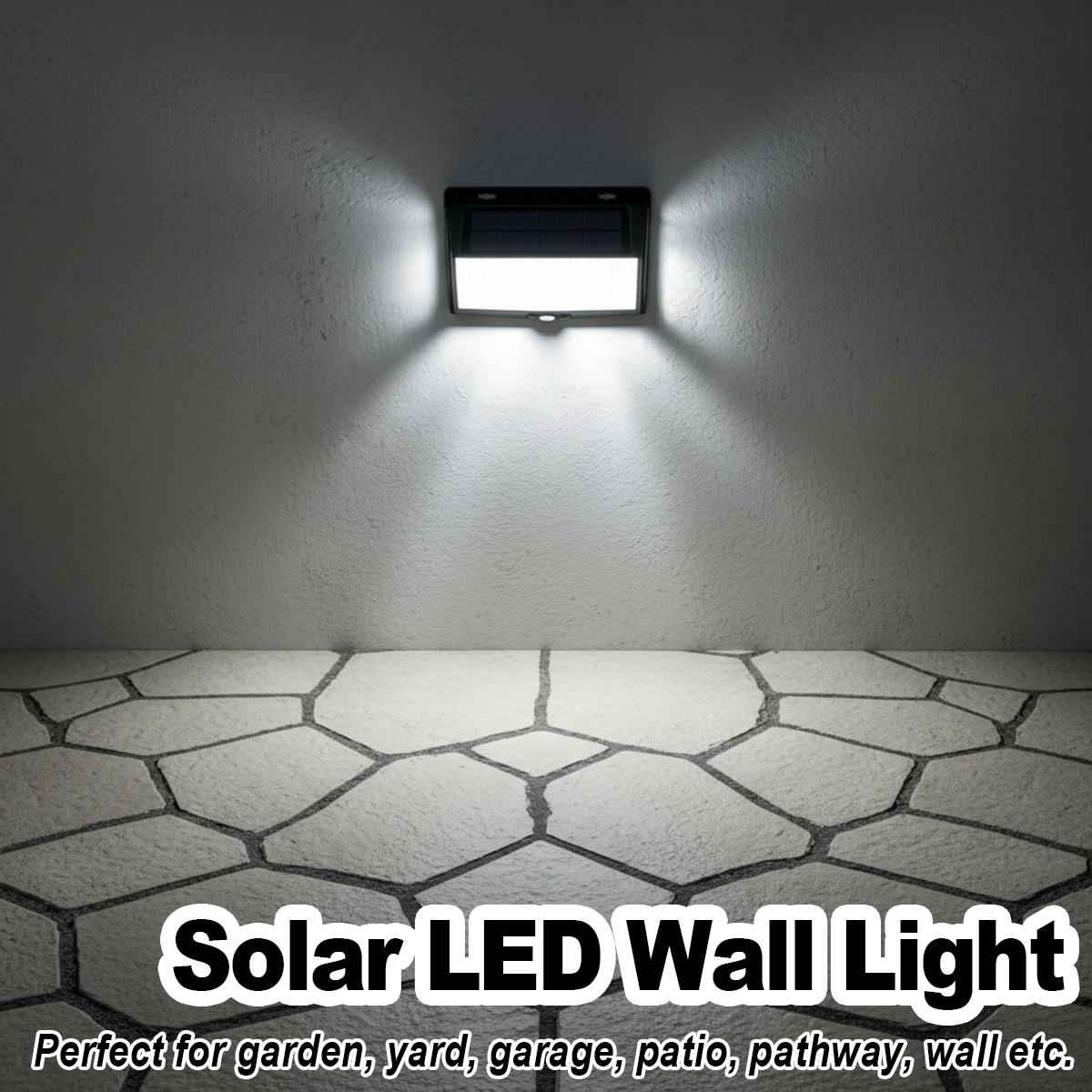 Home Security Flood Lights - 3-stronna lampa ścienna LED z automatycznym