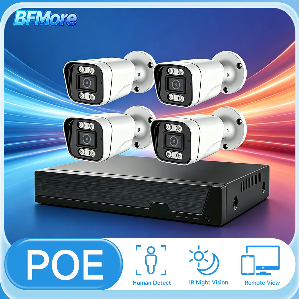 Home Security Ai - BFMore 8MP 4K System Bezpieczeństwa z