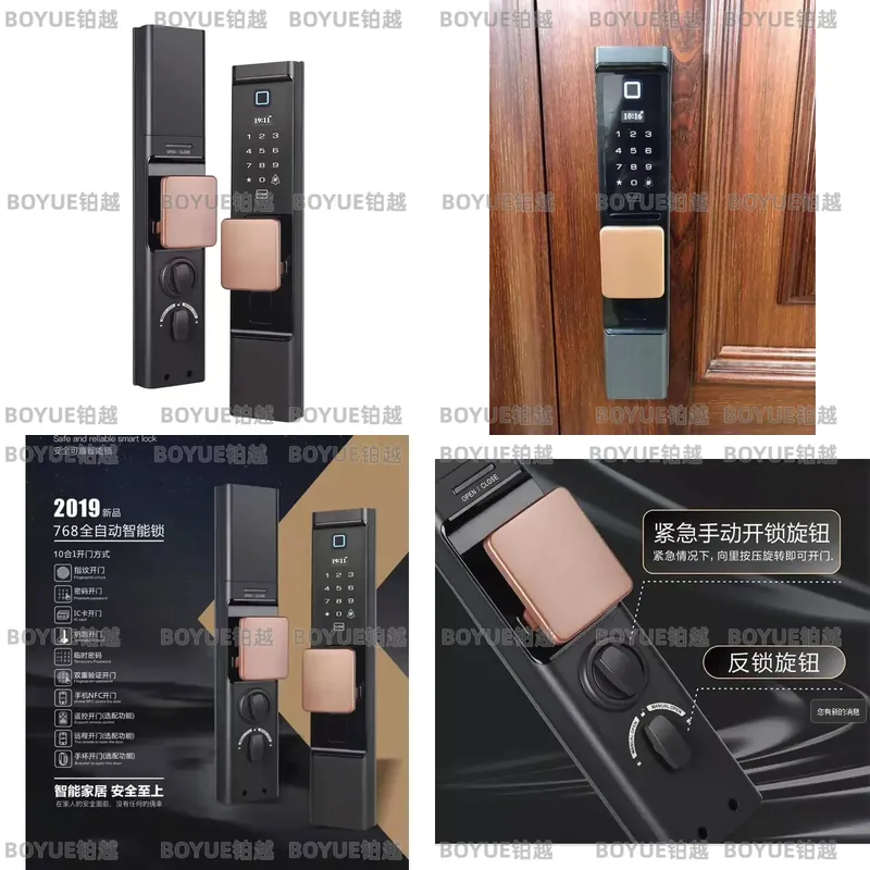 Home Security Lock System - Inteligentny zamek do drzwi na odcisk