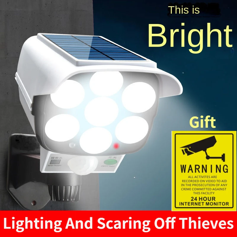 Home Security Outdoor - Zewnętrzna lampa słoneczna z czujnikiem ruchu
