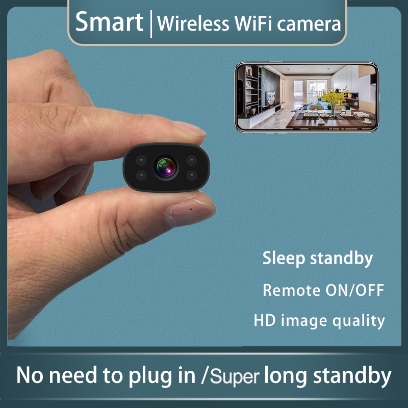Home Security Features - Miniaturowa Bezprzewodowa Kamera Bezpieczeństwa WiFi do