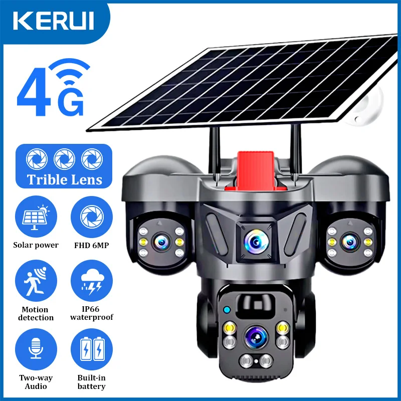 Home Security Tech - KERUI V380 Pro Zewnętrzna Kamera PTZ