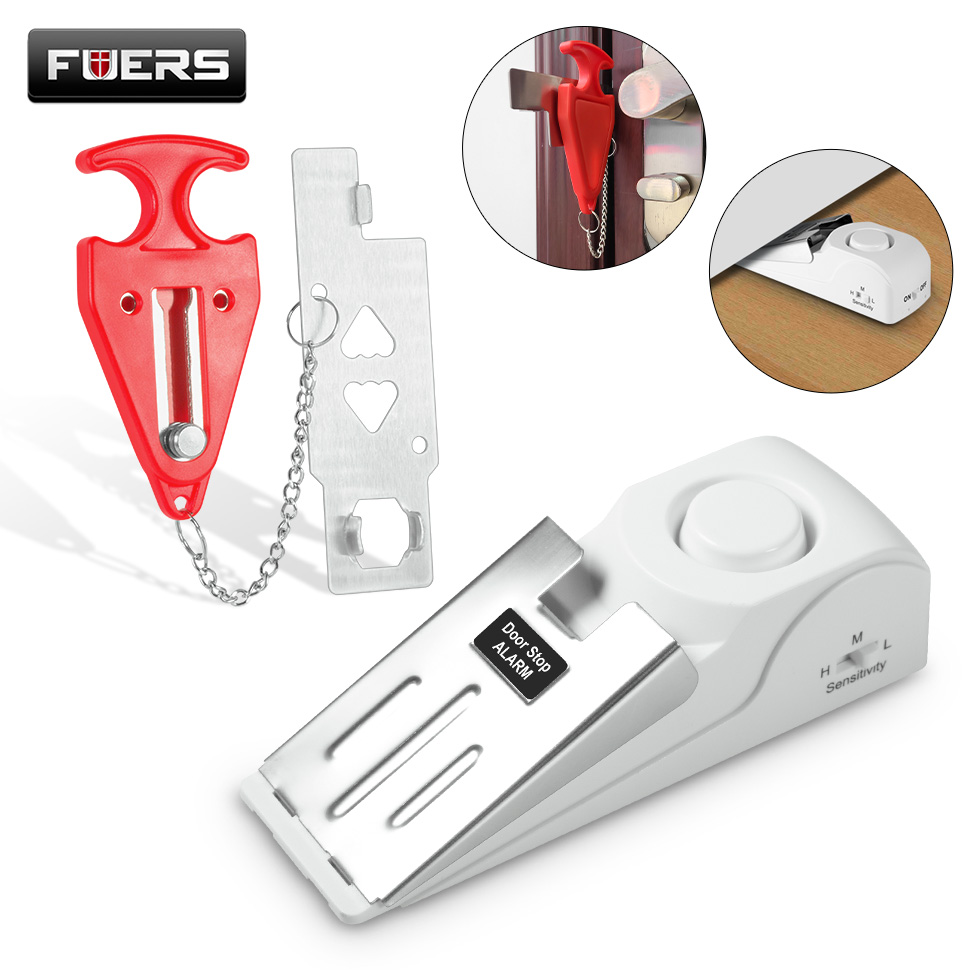 Home Security Lock System - FUERS Bezprzewodowy system alarmowy do drzwi