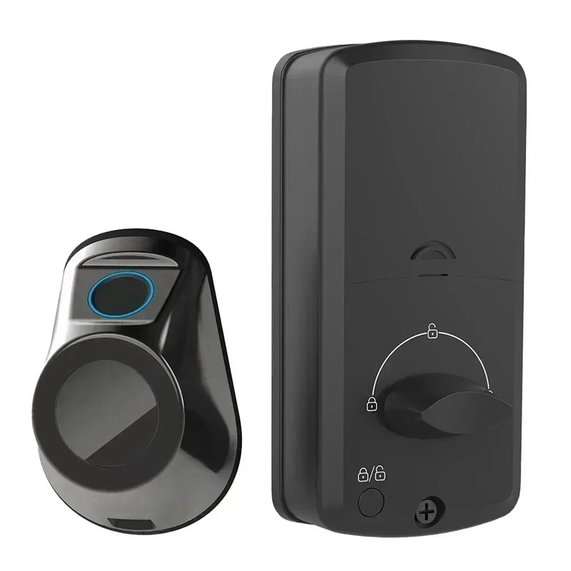 Home Security Features - Zamek do drzwi z czytnikiem linii