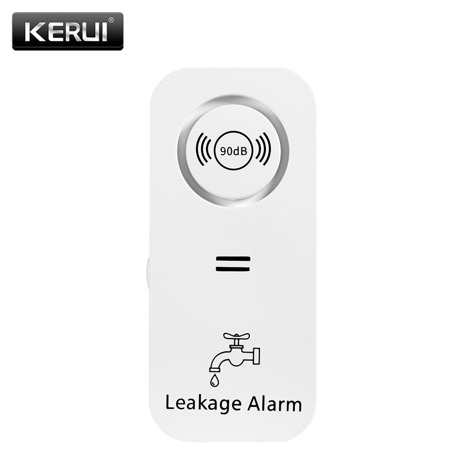 Home Security Outdoor - KERUI Bezprzewodowy czujnik wody 90dB Alarm