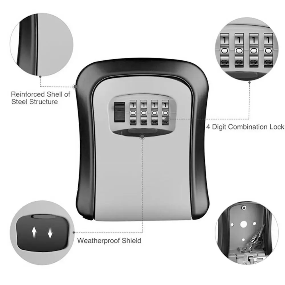 Skrzynka na klucze do montażu  – Home Security Key Box recenzja i cena