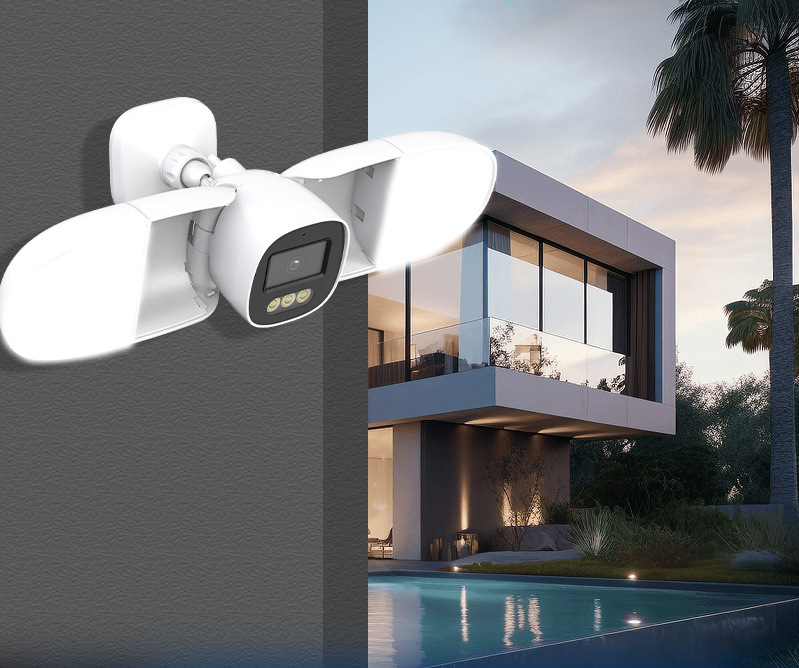 Pełnokolorowa kamera IP 4MP z  – Home Security Flood Lights recenzja i cena