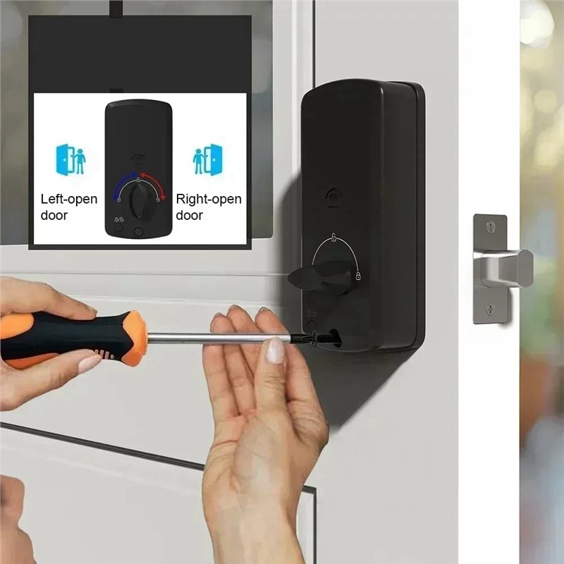 Zamek do drzwi z czytnikiem li – Home Security Features recenzja i cena