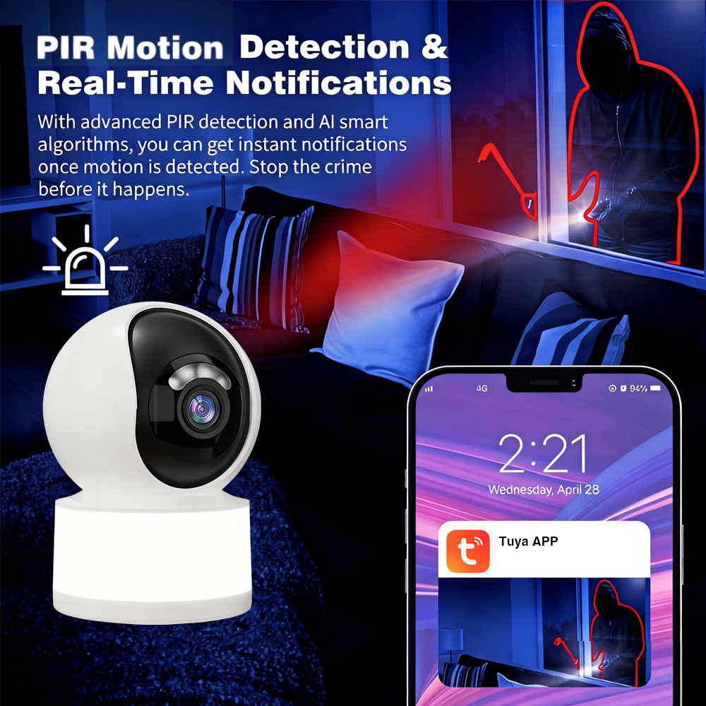 Tuya Smart 5MP 2K HD Mini WiFi – Home Security Flood Lights recenzja i cena