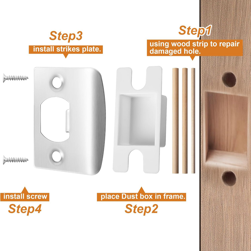 4 szt. Płytek mocujących zamek – Door Reinforcer Kit recenzja i cena