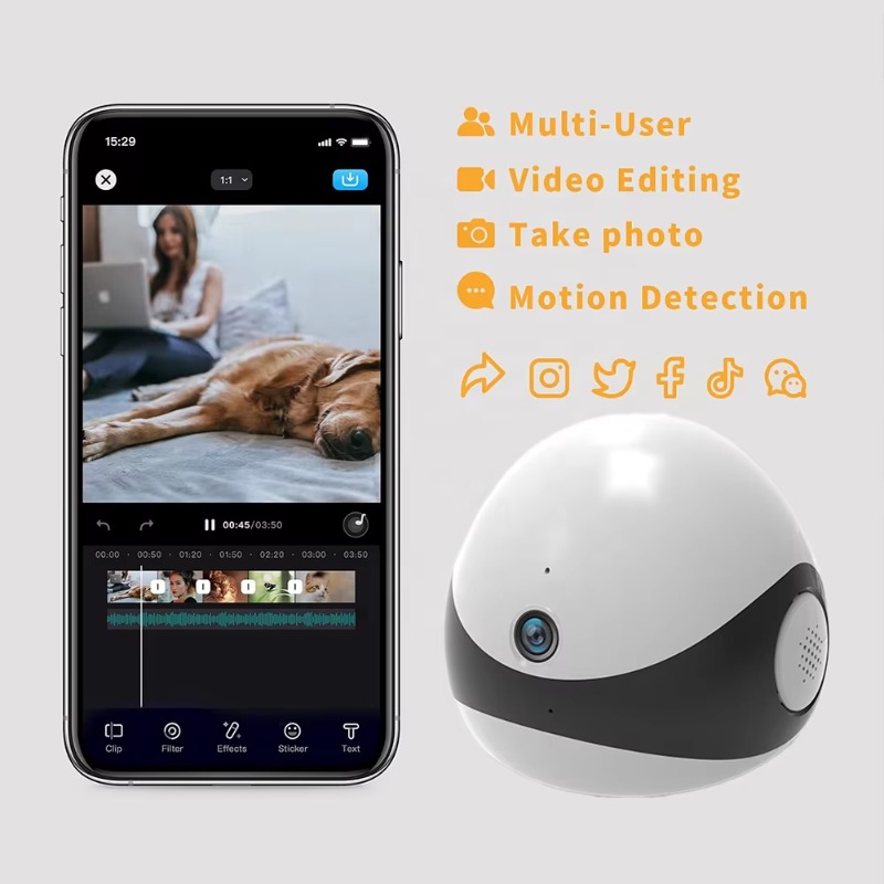 Bezprzewodowa kamera robota dl – Home Security Ai recenzja i cena
