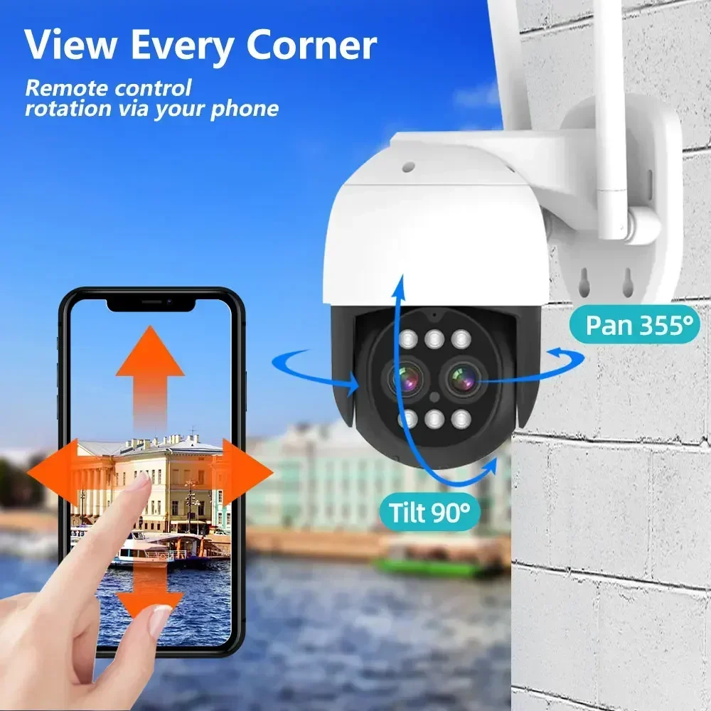 8MP 4K PTZ Wifi Kamera IP Clou – Home Security Ai recenzja i cena
