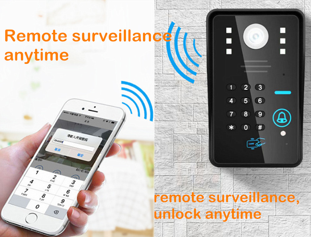 IP wideodzwonek wifi kamera do – Home Security Lock System recenzja i cena