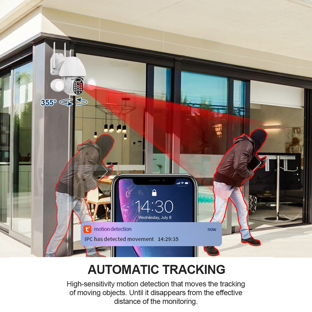 Tuya Smartlife APP inteligentn – Home Security Flood Lights recenzja i cena