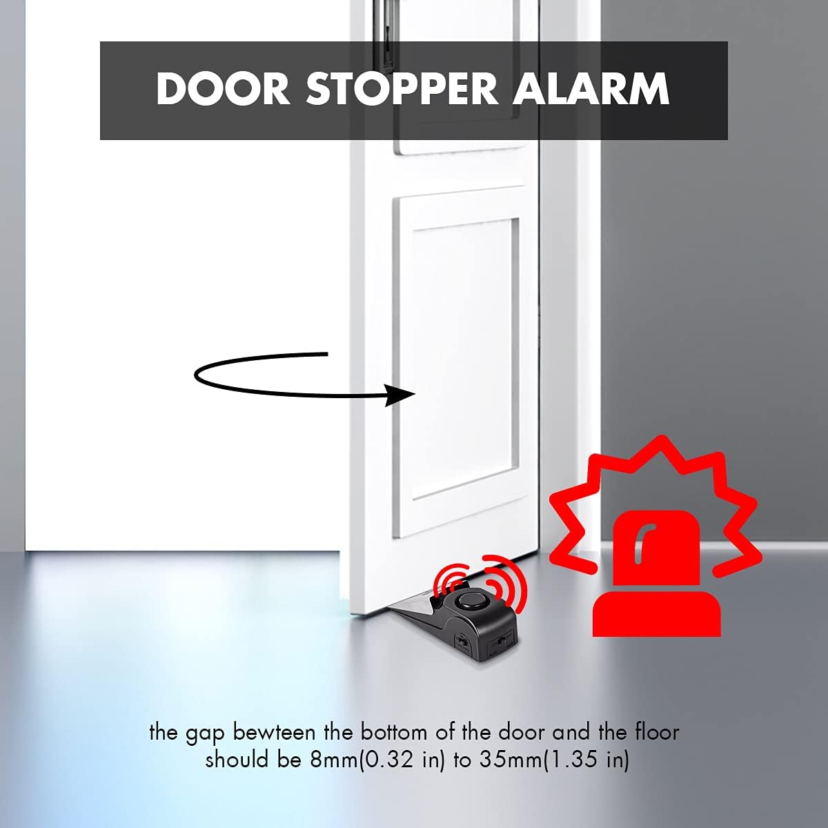 Alarm odbojnika drzwi, odbojni – Home Security For Apartments recenzja i cena