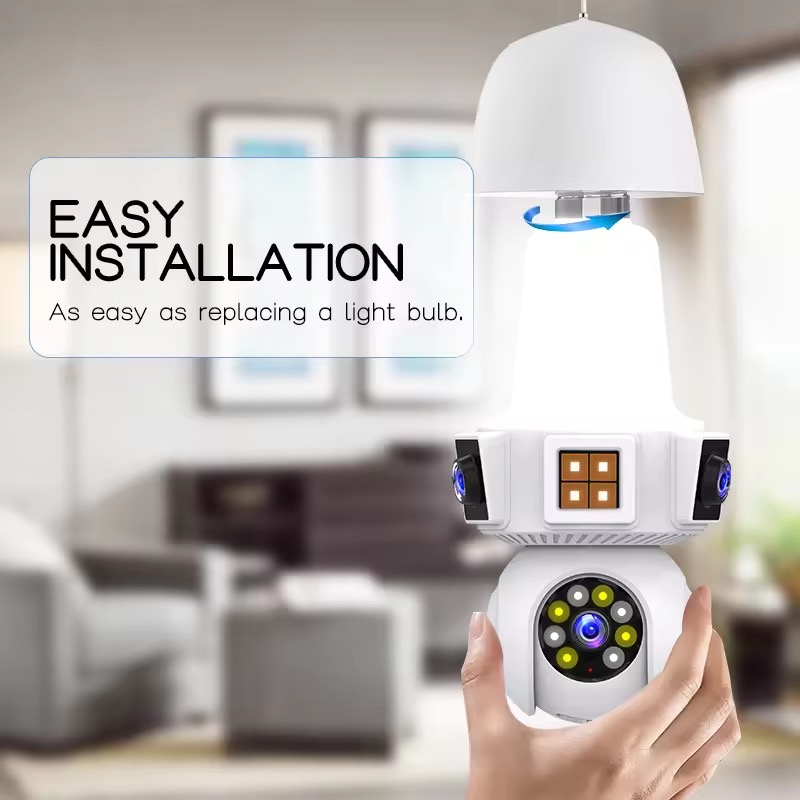 Kamera IP Dome PTZ Bezprzewodo – Home Security Flood Lights recenzja i cena