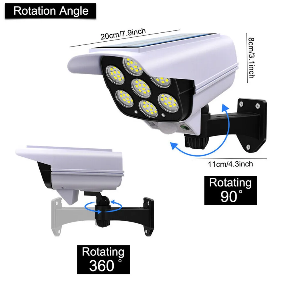 Zewnętrzna lampa słoneczna z c – Home Security Outdoor recenzja i cena