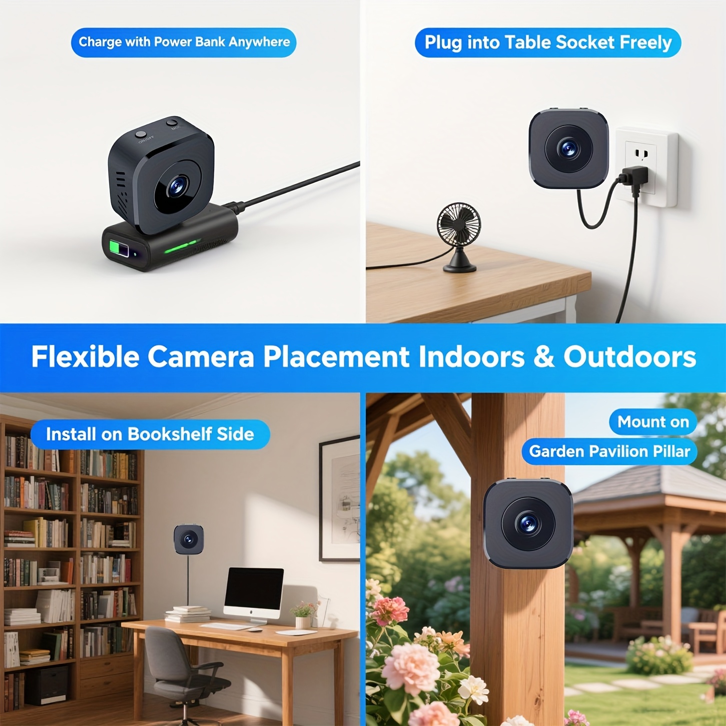Miniaturowa kamera WiFi HD 108 – Home Security And Cameras recenzja i cena