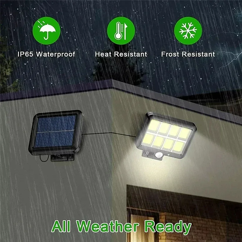 Lampa solarna LED naścienna z  – Home Security Flood Lights recenzja i cena