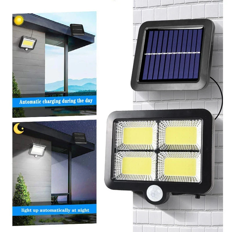 Lampa solarna LED naścienna z  – Home Security Flood Lights recenzja i cena