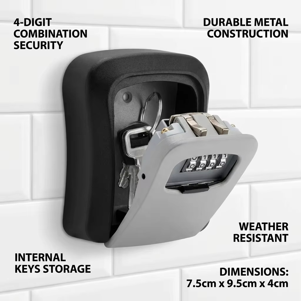 Skrzynka na klucze do montażu  – Home Security Key Box recenzja i cena