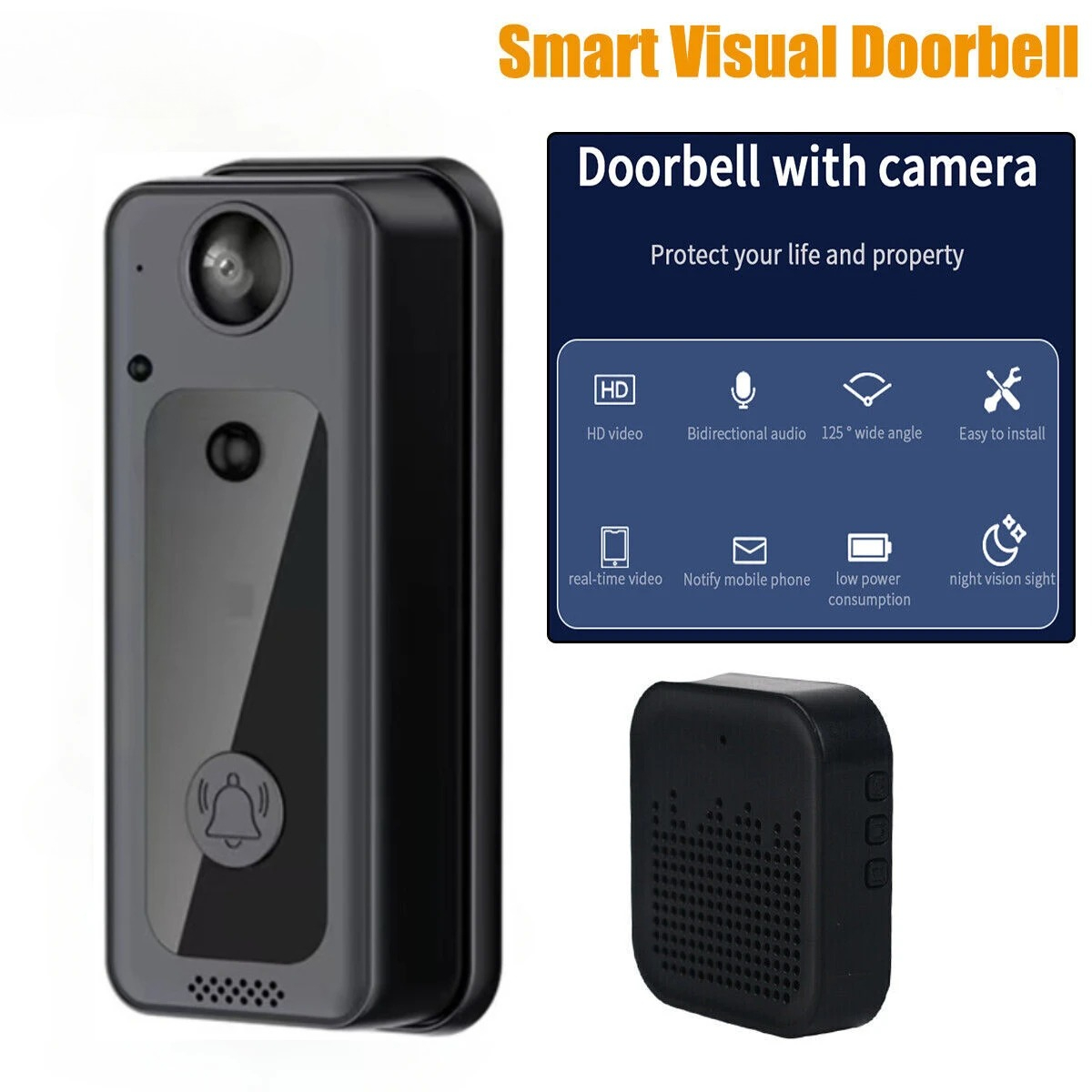 Bezprzewodowe dzwonki do drzwi – Home Security Ring Camera recenzja i cena