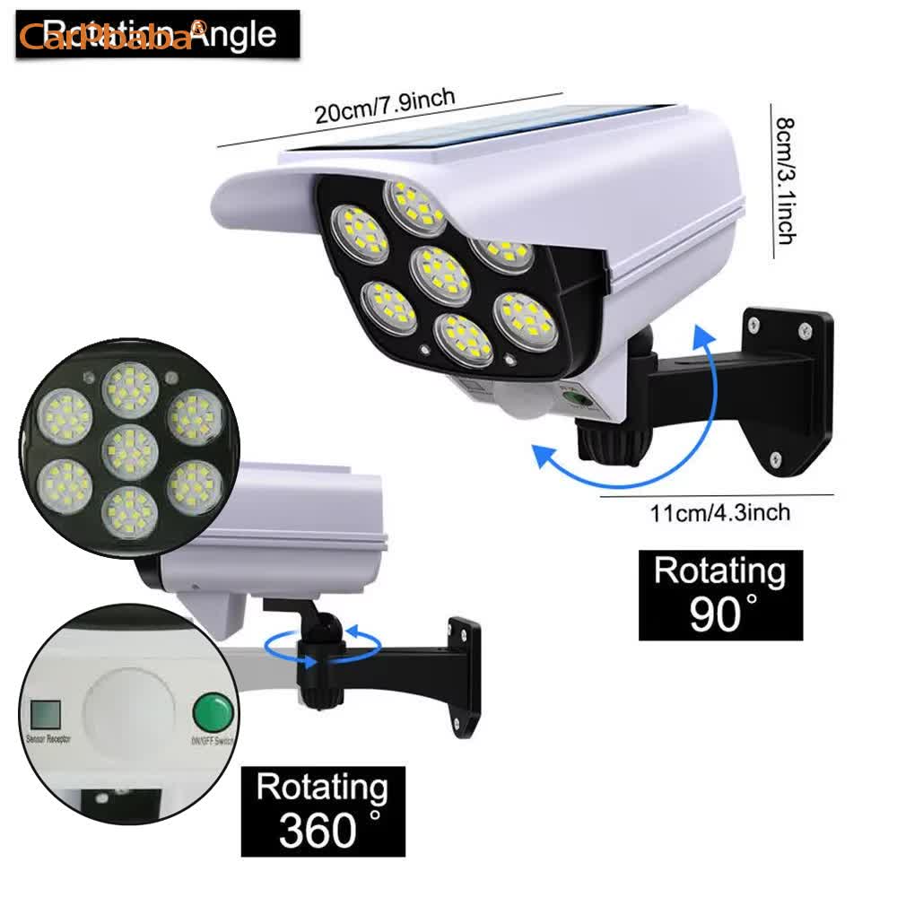 Zewnętrzna Solarna Lampa Bezpi – Home Security Flood Lights recenzja i cena