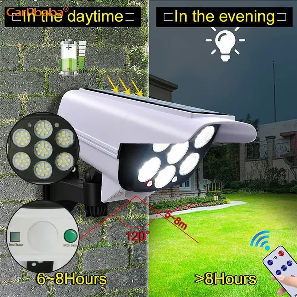 Zewnętrzna Solarna Lampa Bezpi – Home Security Flood Lights recenzja i cena